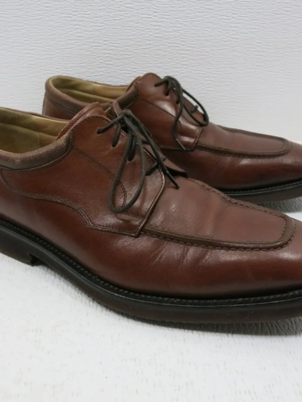 Johnston & Murphy Cellini Oil Tanned Leather Men's Dress Footwear Shoes Sz 9.5 M